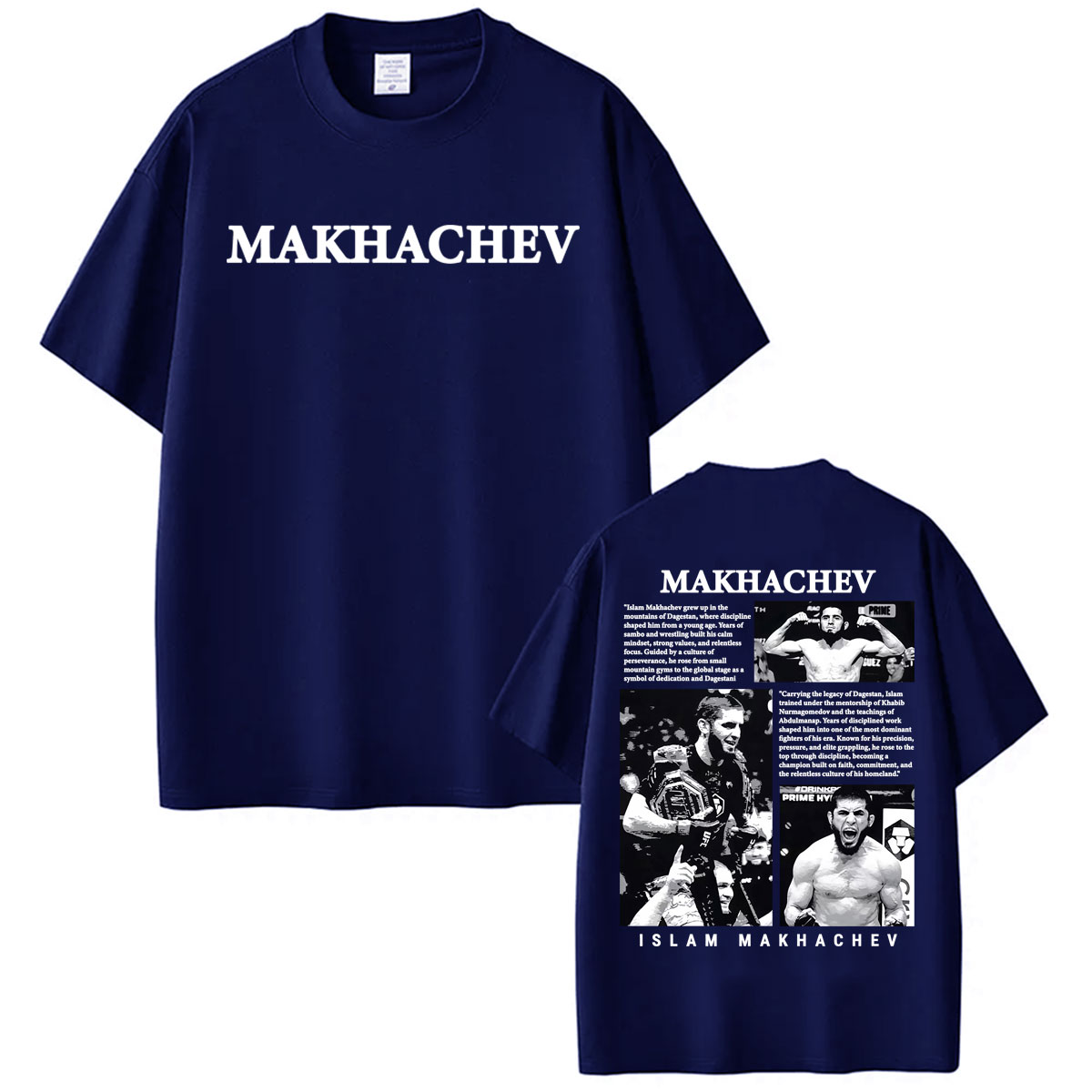 T-shirts graphiques classiques Limited Islam Makhachev pour hommes et femmes, T-shirt esthétique à thème de la violence, T-shirt décontracté en coton à manches courtes
