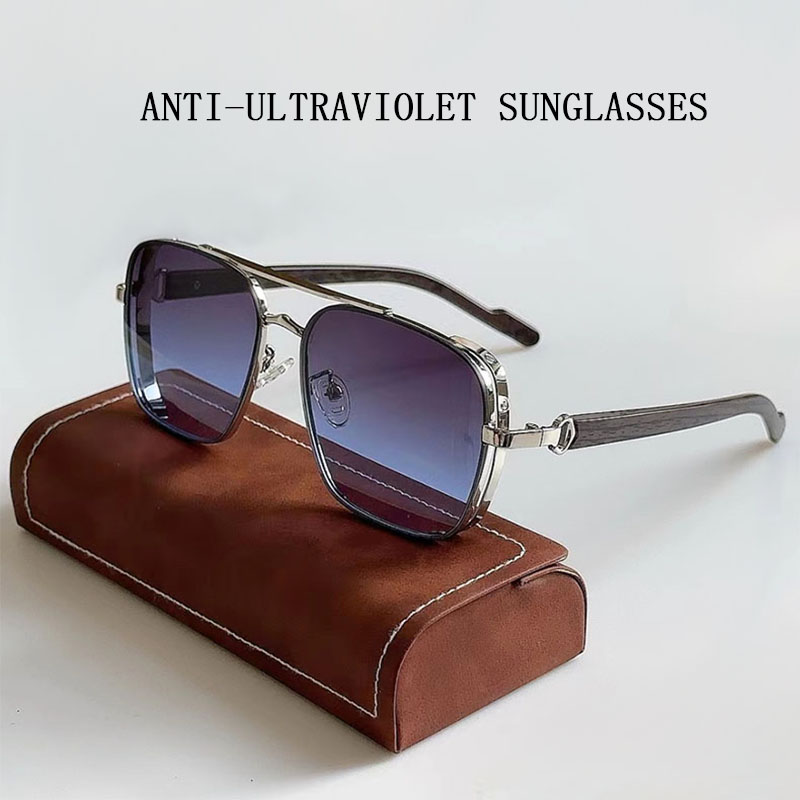 2023 lunettes De soleil pour hommes lunettes De soleil carrées femmes à la mode Luxe Vintage lunettes De mode rétro Steampunk nuances Gafas De Sol Hombre