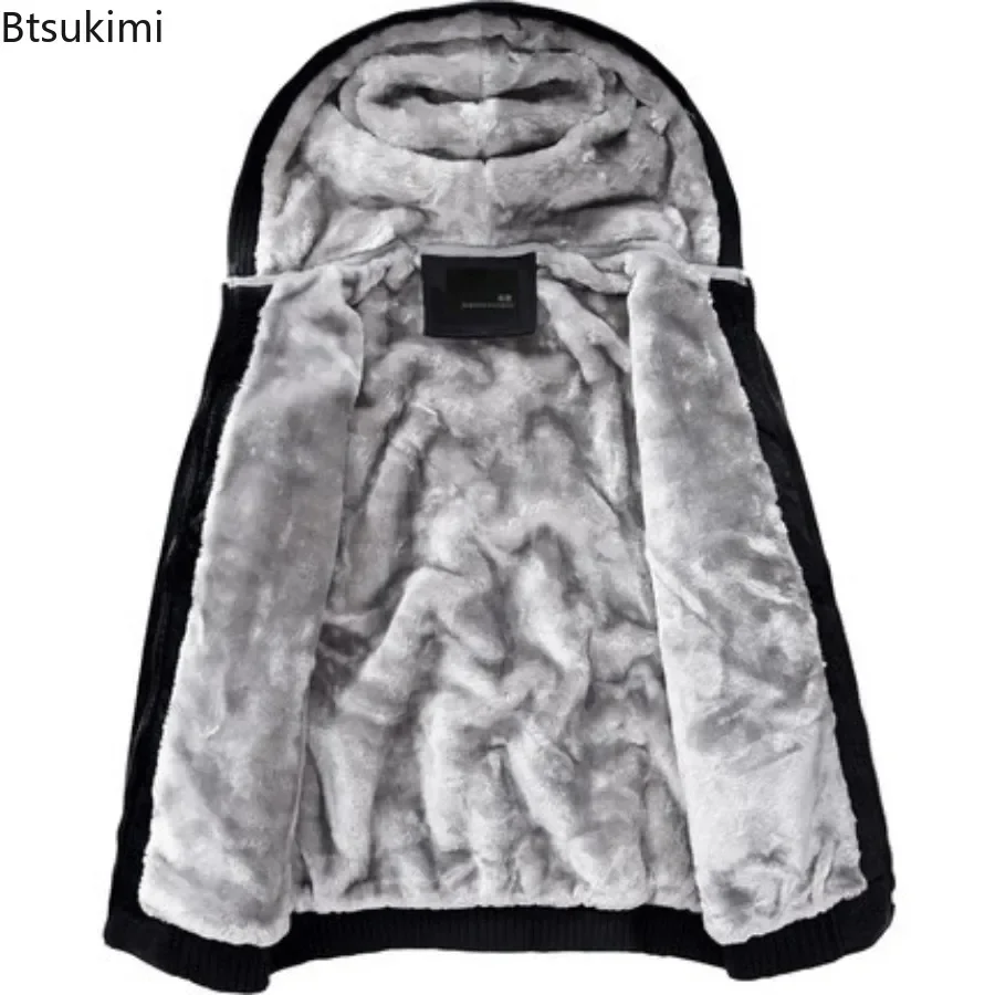 Mode hommes vestes hiver manteaux à capuche mâle chaud sweats à capuche polaire mince étudiant sweats à capuche vêtements d'extérieur 2026 vêtements pour hommes