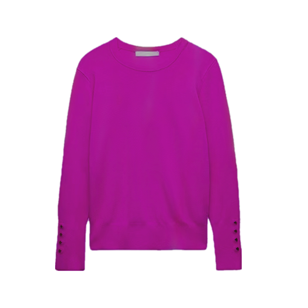 EllYANEllTIAN-Pull à manches longues avec boutons pour femme, pull décontracté pour femme, haut chic pour femme, chemises de haute commande, coprésidence