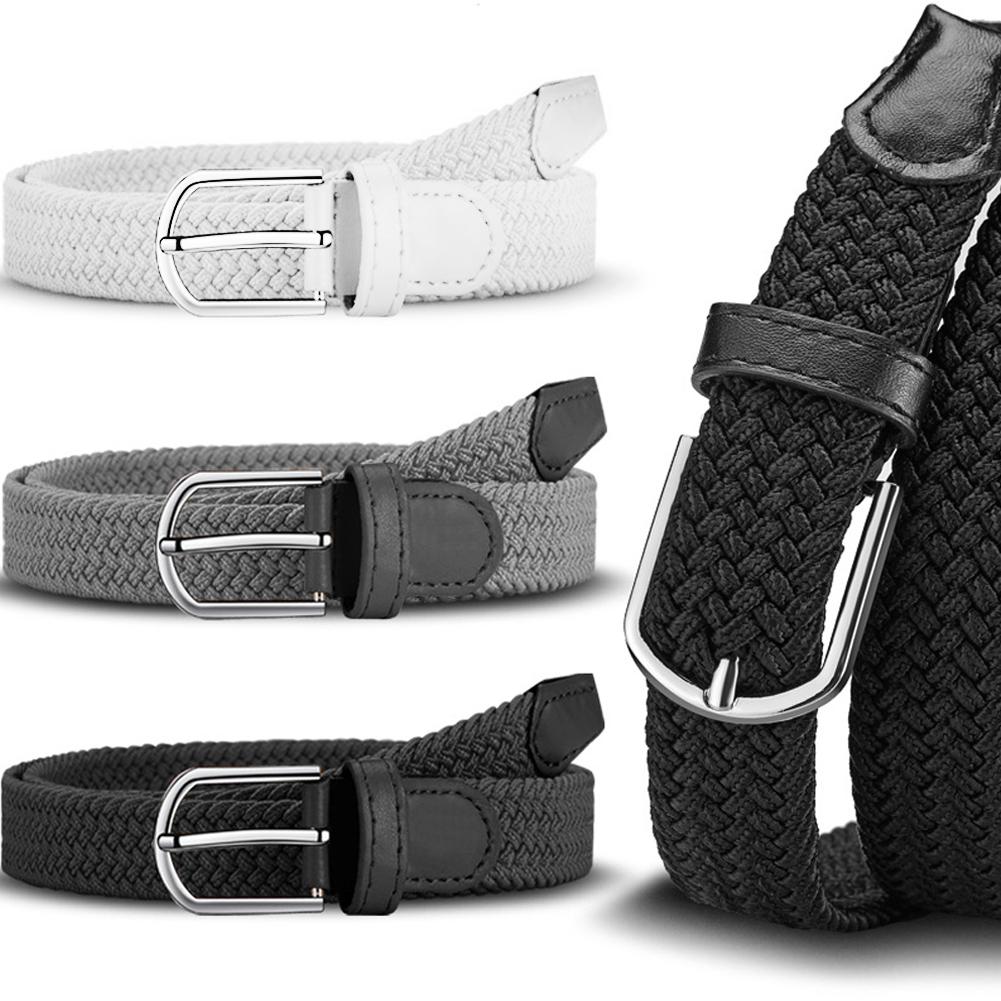 Ceinture pour homme, mode décontractée, ceinture élastique tissée, ceinture tactique militaire pour sports de plein air, ceinture de travail pour l'escalade, unisexe, à porter avec des jeans ou des pantalons
