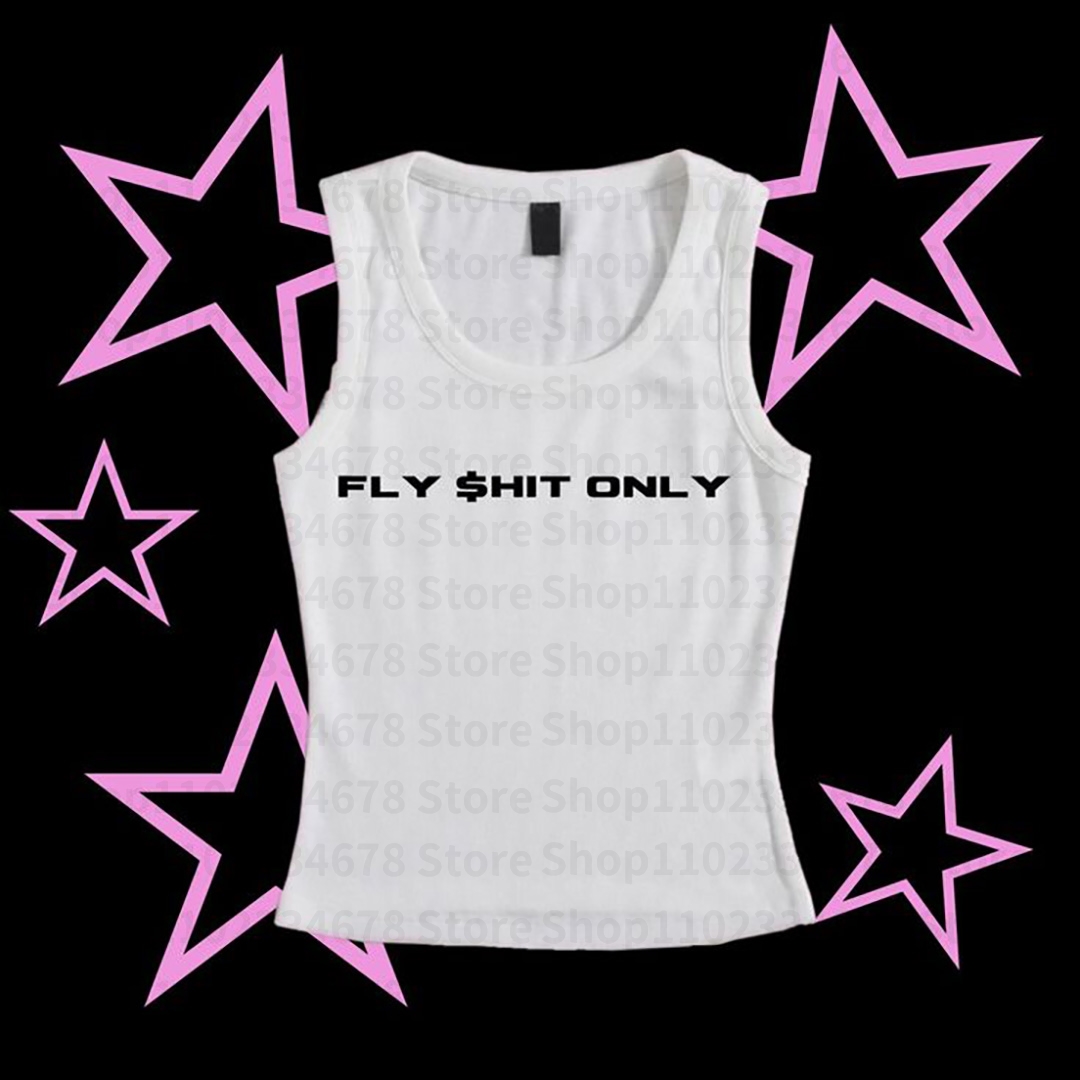 Camisole gothique pour femme, haut court, corset vintage, précieux t-shirts Y-Baby, vêtements punk Y2k, imprimé lettre esthétique, grunge Emo Girl