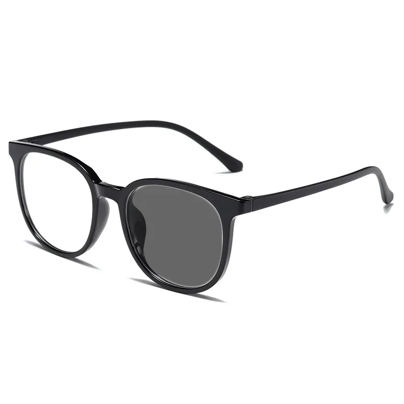 Lunettes photochromiques à monture ronde pour hommes et femmes, lunettes de myopie chimressées, lunettes de soleil rétro, protection UV, mode, 0-1.0-1.5-4.0
