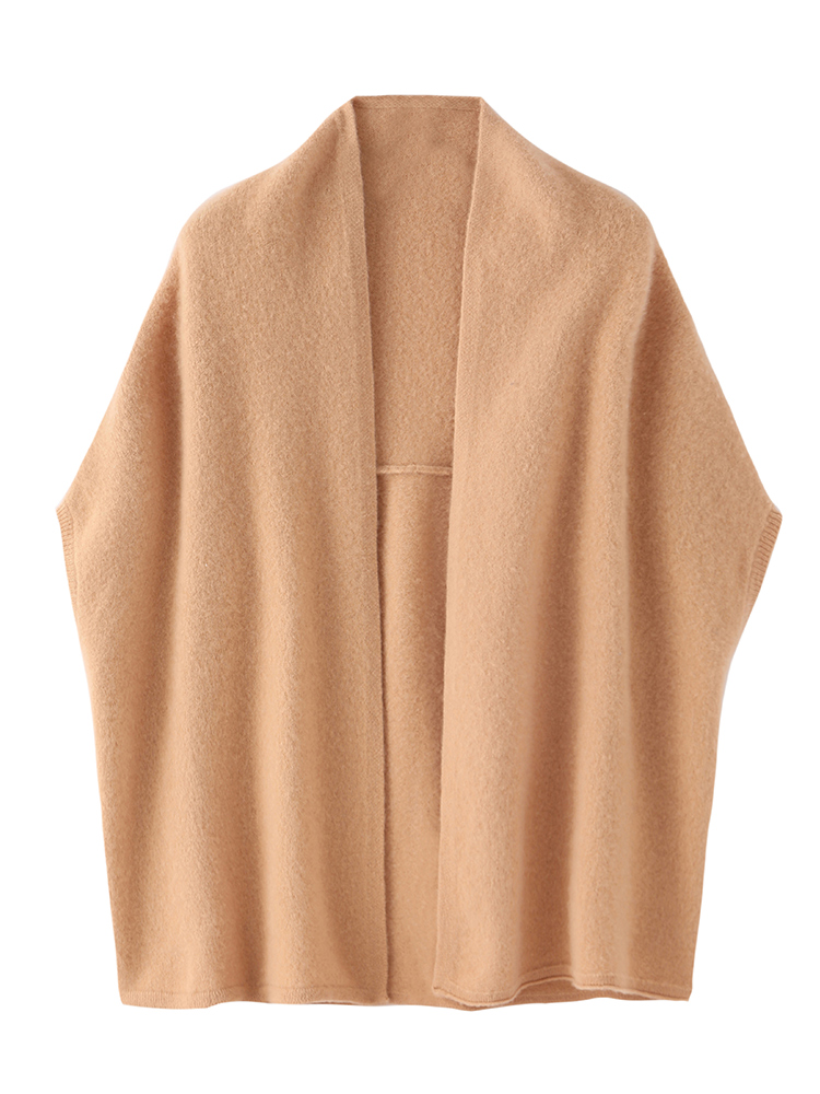 Châle en laine mérinos 100% pour femme, style élégant, cape en cachemire, tricot de haute qualité, cardigan pour le printemps et l'automne