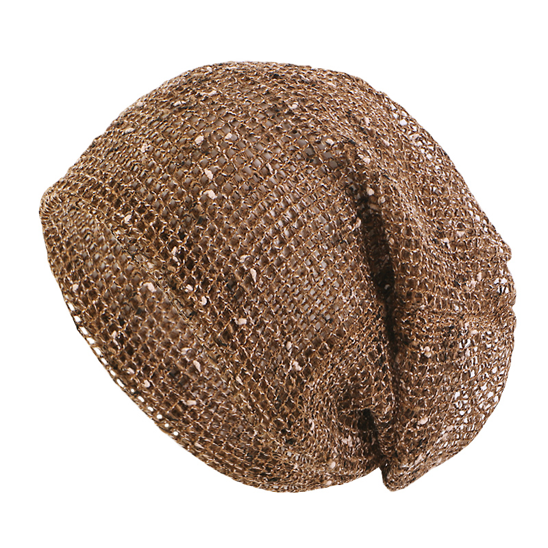 Nouveau Double utilisé respirant Turban chapeau femmes maille bonnets Skullies décontracté en plein air musulman mince chapeaux couvre-chef casquettes casquette Gorras