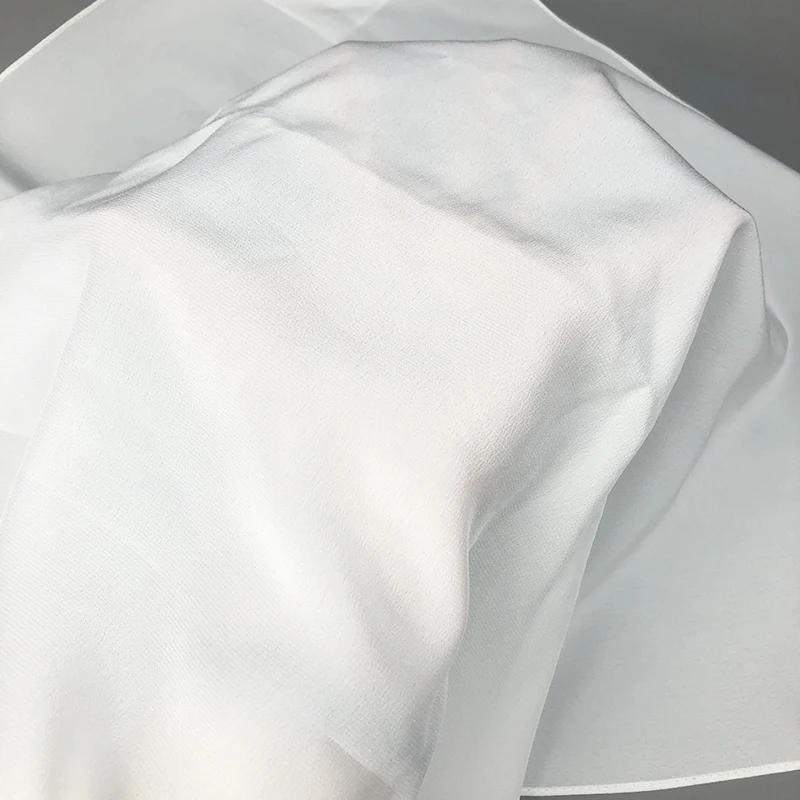 Nouveau foulard en soie pour femmes, châles à col carré, Bandana blanc solide, bandeau pour cheveux, foulard pour peinture à la main