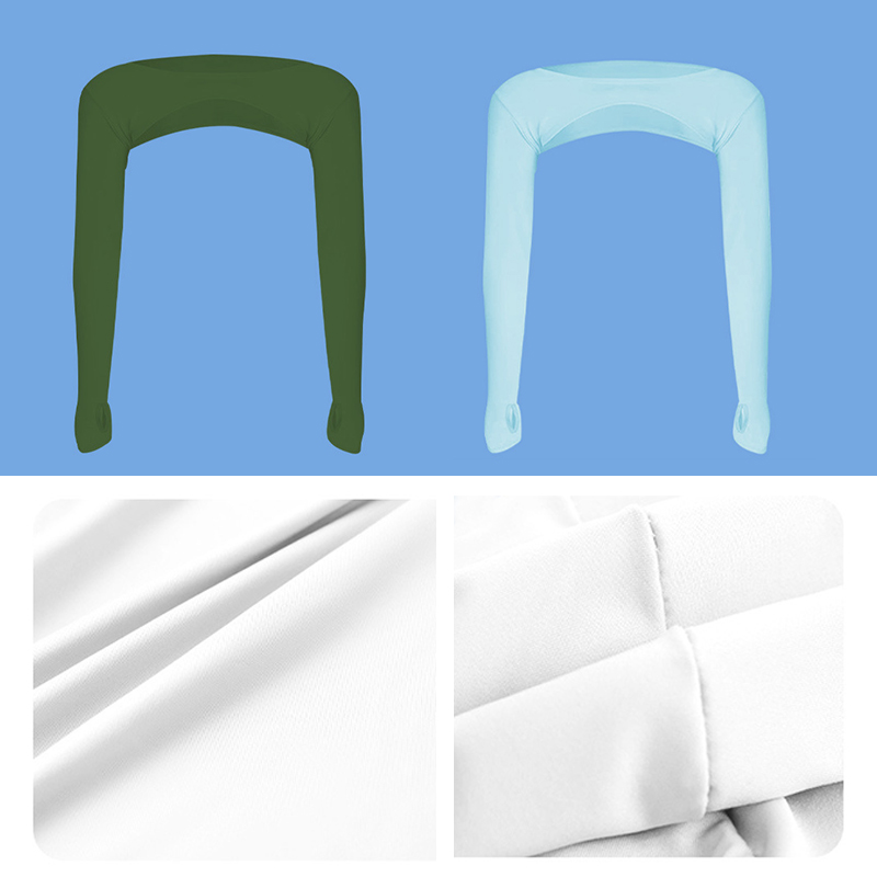Châle d'été en soie glacée, manches de bras, une pièce, Cardigan à manches longues, Sports de plein air, protection solaire, haut pour femme, Cape courte