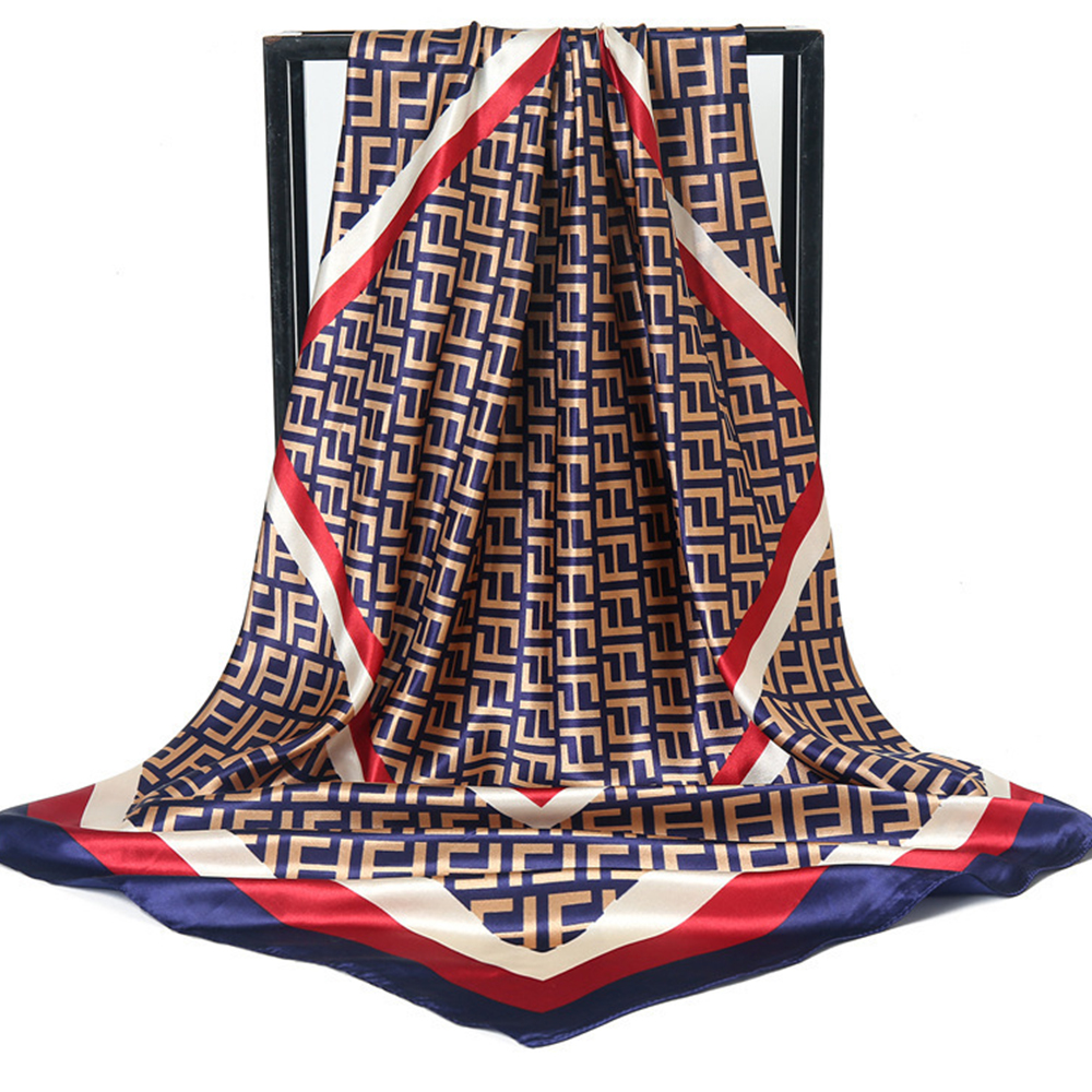 Écharpe carrée en soie de 90 cm pour femme, nouvelle collection printemps-été, style coréen haut de gamme, accessoire polyvalent et léger