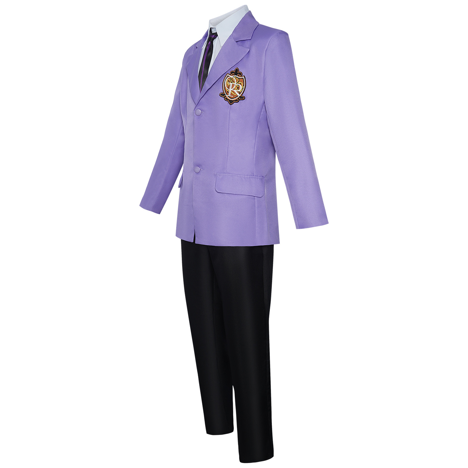 Costume d'uniforme scolaire pour cosplay de l'Anime Ouran High School Host Club, Fujioka Haruhi, Ootori Kyouya, Suou Tamaki, pour fête d'Halloween