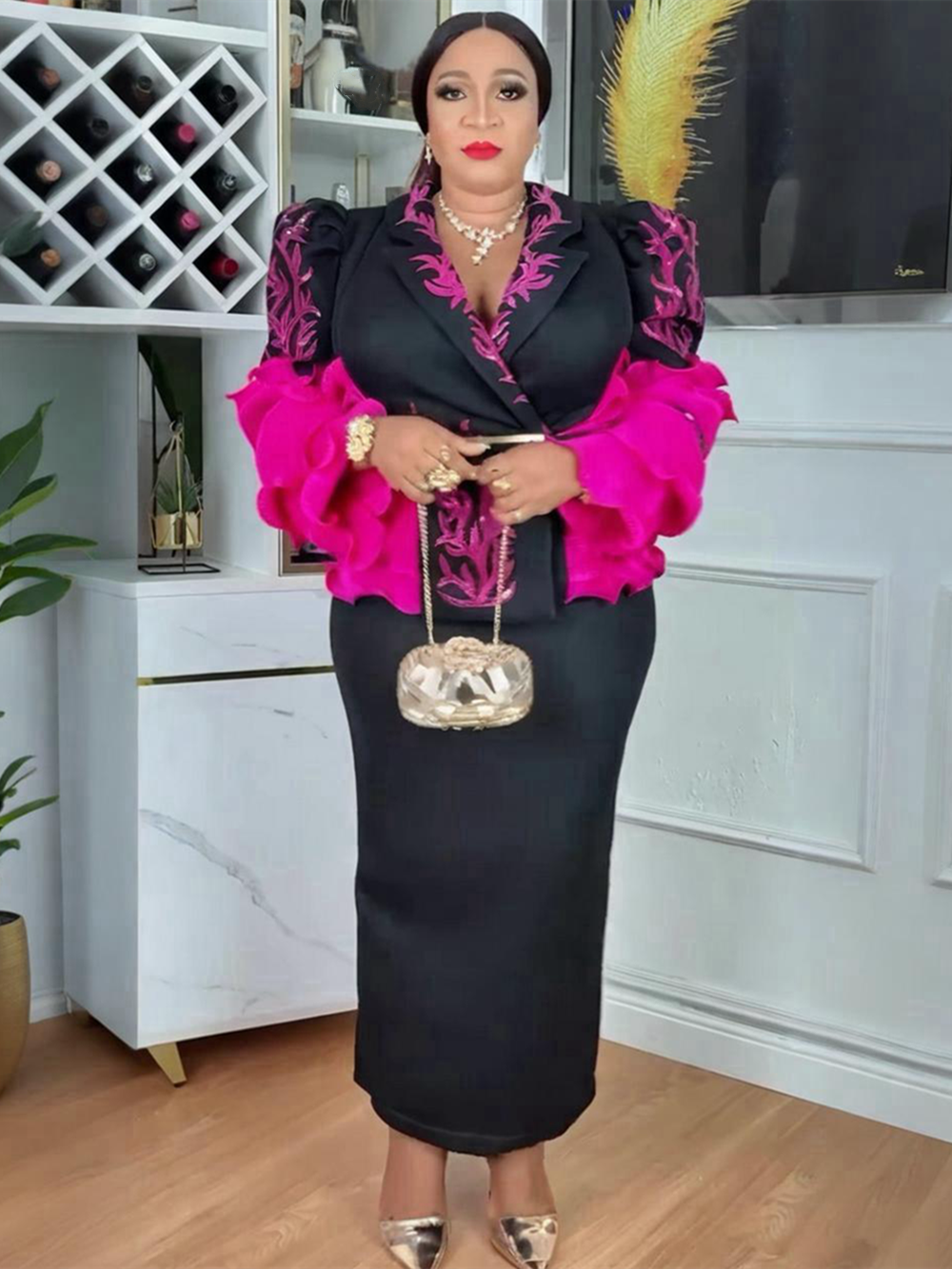 Vêtements africains pour femmes, ensemble 2 pièces, hauts et jupes, costumes Dashiki Ankara, tenues de turquie, robe grande taille, robes de fête de mariage