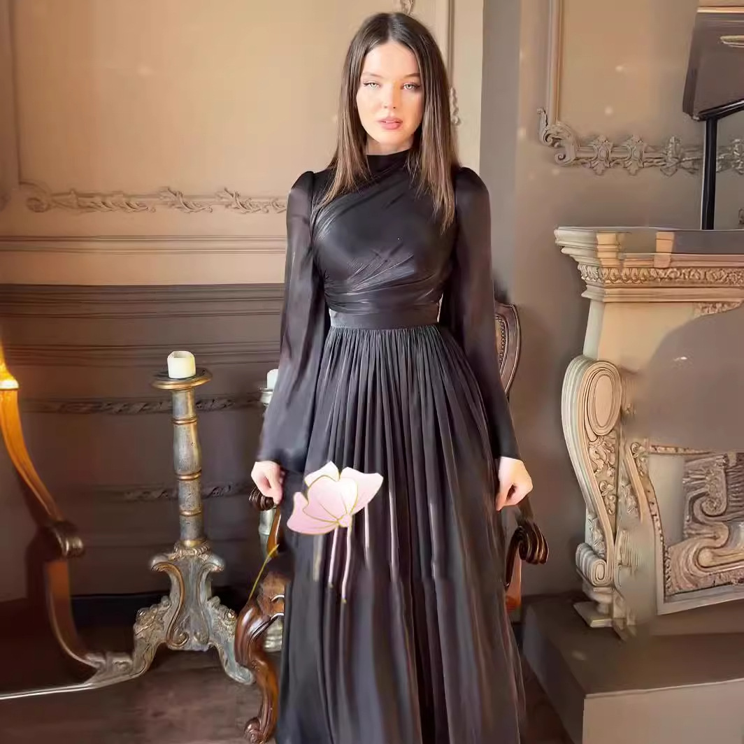 Robe de soirée Ramadan marocain dubaï Abayas caftan Islam robes arabe longue Robe Eid musulman Abaya femmes robes minces Jalabiya