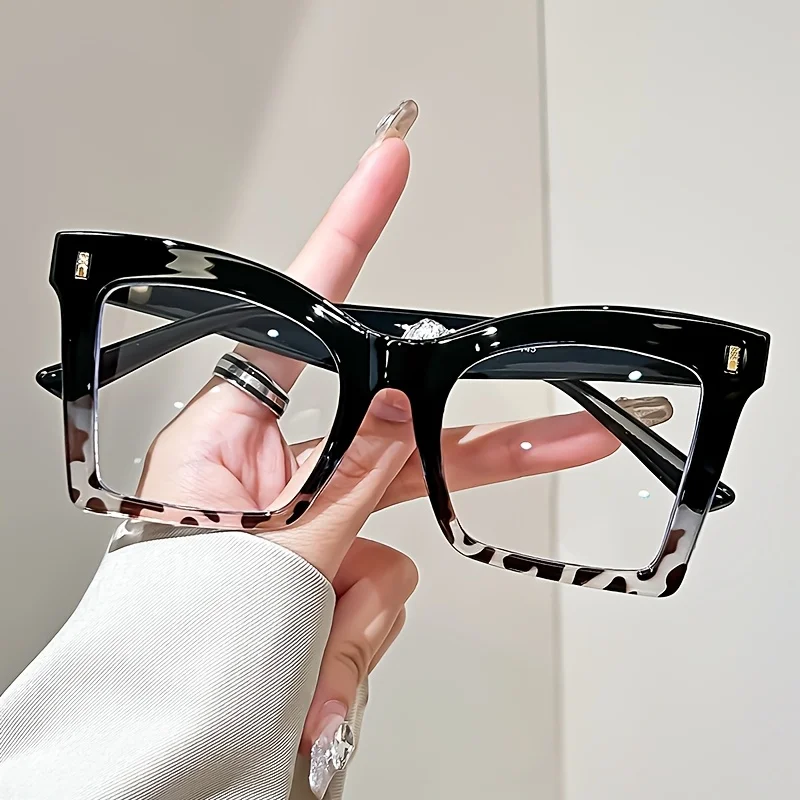 Lunettes de lecture pour femmes et hommes, nouveau Style, mode hommes, lunettes de Prescription carrées surdimensionnées, grand cadre, Anti-bleu, presbytie, 2025