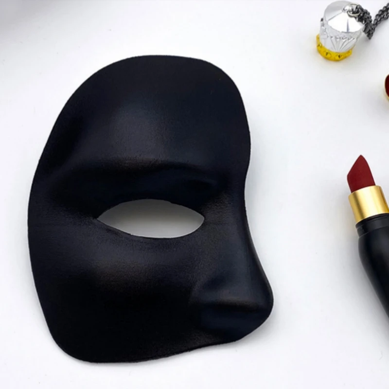 Demi-masque facial pour hommes et femmes, masque fantôme de l'opéra, masques de mascarade vénitiens, Costume de Cosplay vénitien pour bal de promo