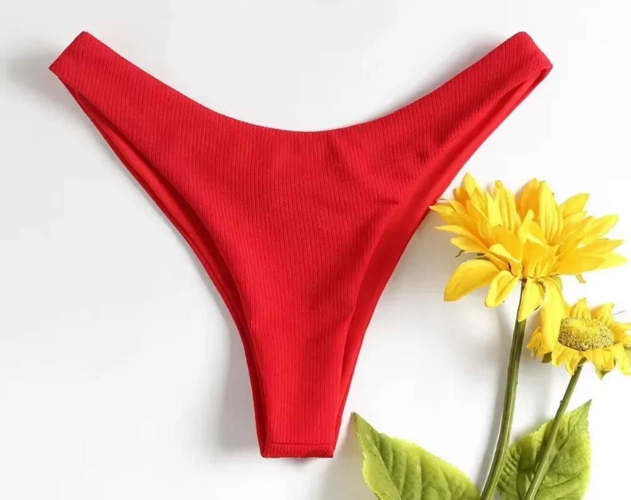 Sexy bas de Bikini femme 2025 maillot de bain taille basse bas couleur unie maillots de bain string maillots de bain brésilien maillot de bain été
