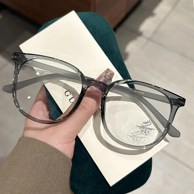 Lunettes de myopie pour femmes et hommes, rondes, transparentes, courtes, rétro, moins dioptrie, Prescription optique, nouvelle mode