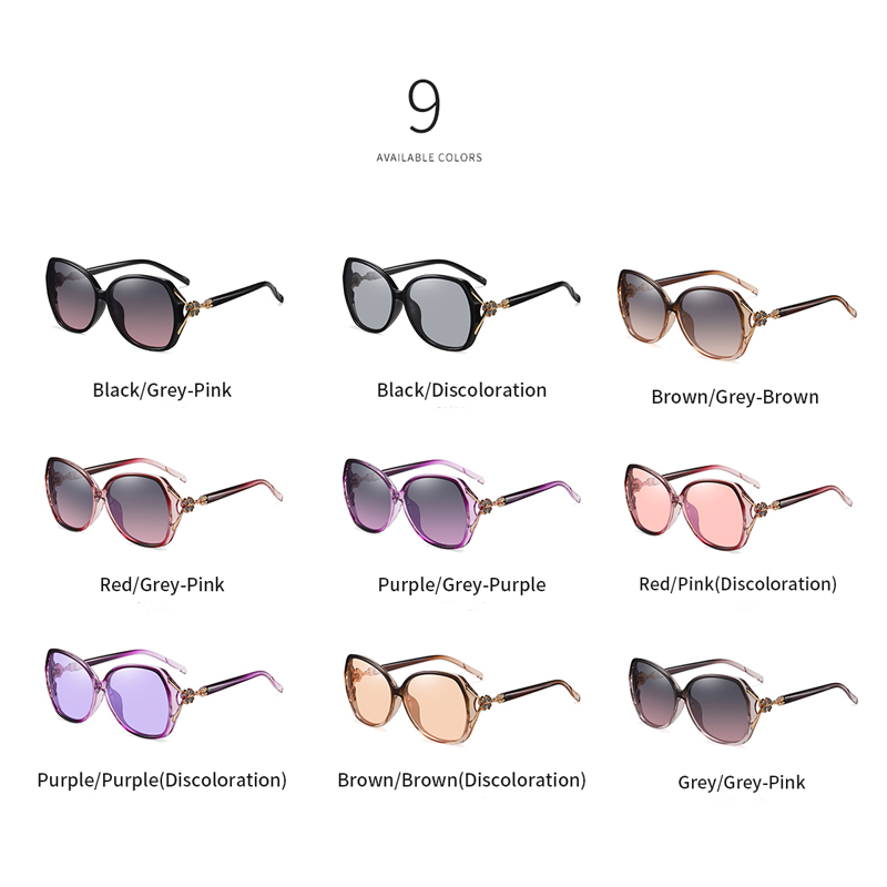 Gafas – lunettes de soleil polarisées de luxe pour femmes, verres de Protection UV400, cristal, Cool, Vintage, 2021