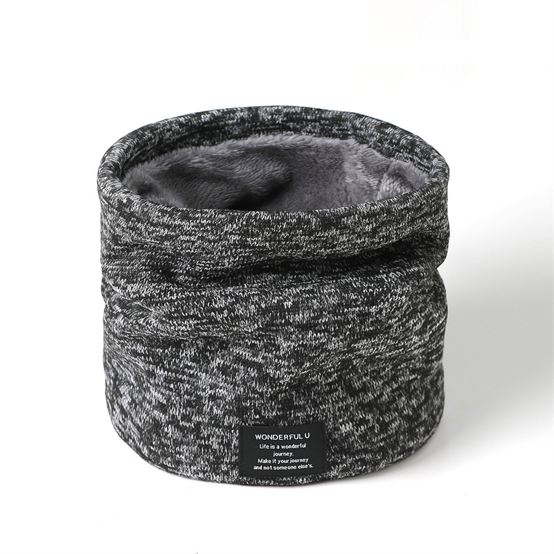 Cache-cou tricoté doux et épais 2026 pour homme et femme – Cache-visage sportif pour l'hiver, le patinage et la course à pied – Écharpe chaude anti-froid