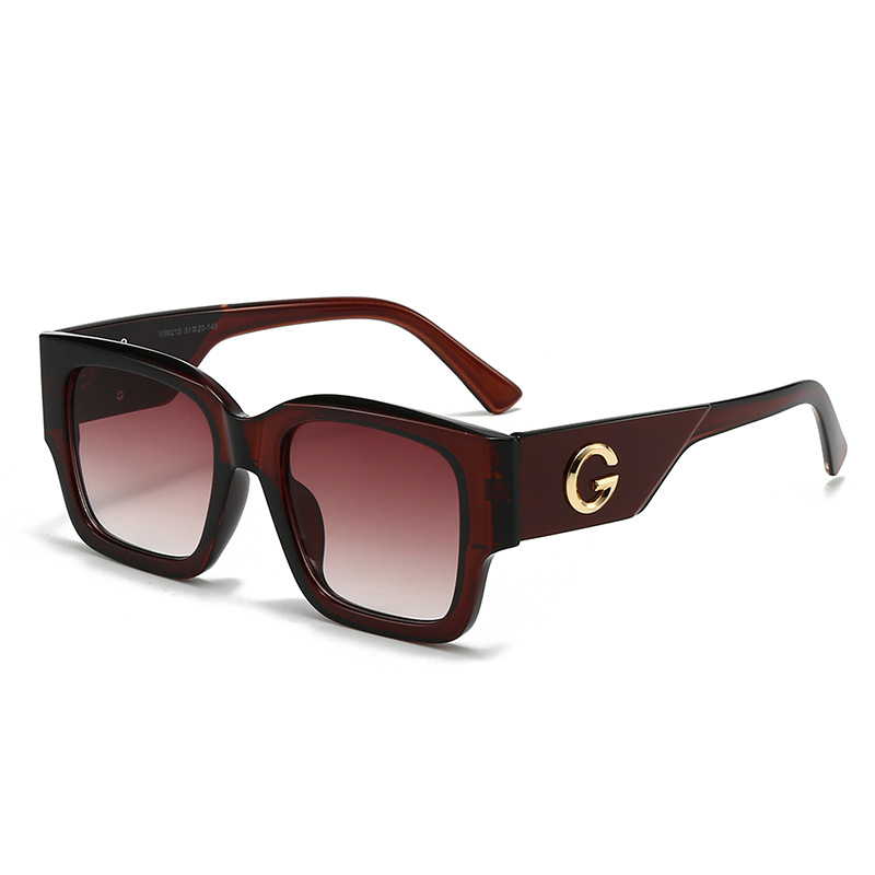 Lunettes de soleil de marque de luxe G Fashion pour femmes et hommes, lunettes carrées élégantes de style européen et américain, lunettes de créateur unisexes, protection UV400