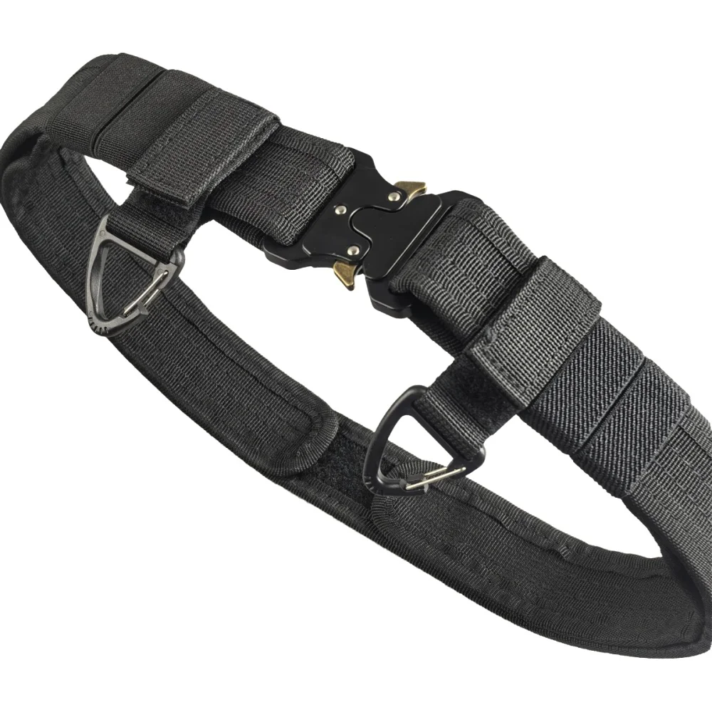 Ceinture tactique 1,5 pouce avec boucle, ceinture homme pour activités de plein air, ceinture de combat CS