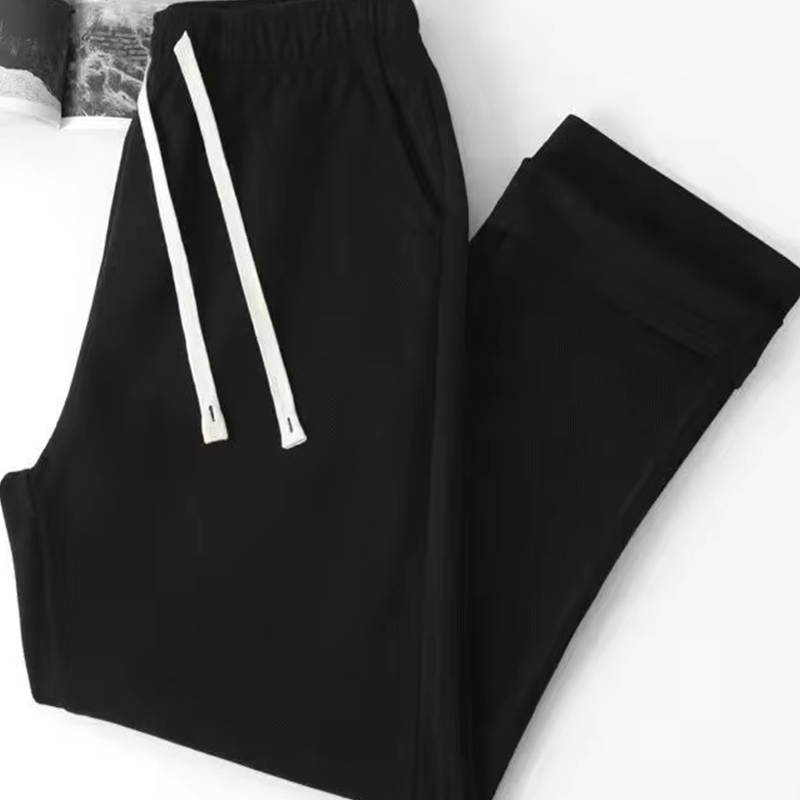 Pantalon Décontracté à Taille artificiel astique pour Homme, Vêtement avec Poches, Nouvelle Mode Printemps-Automne