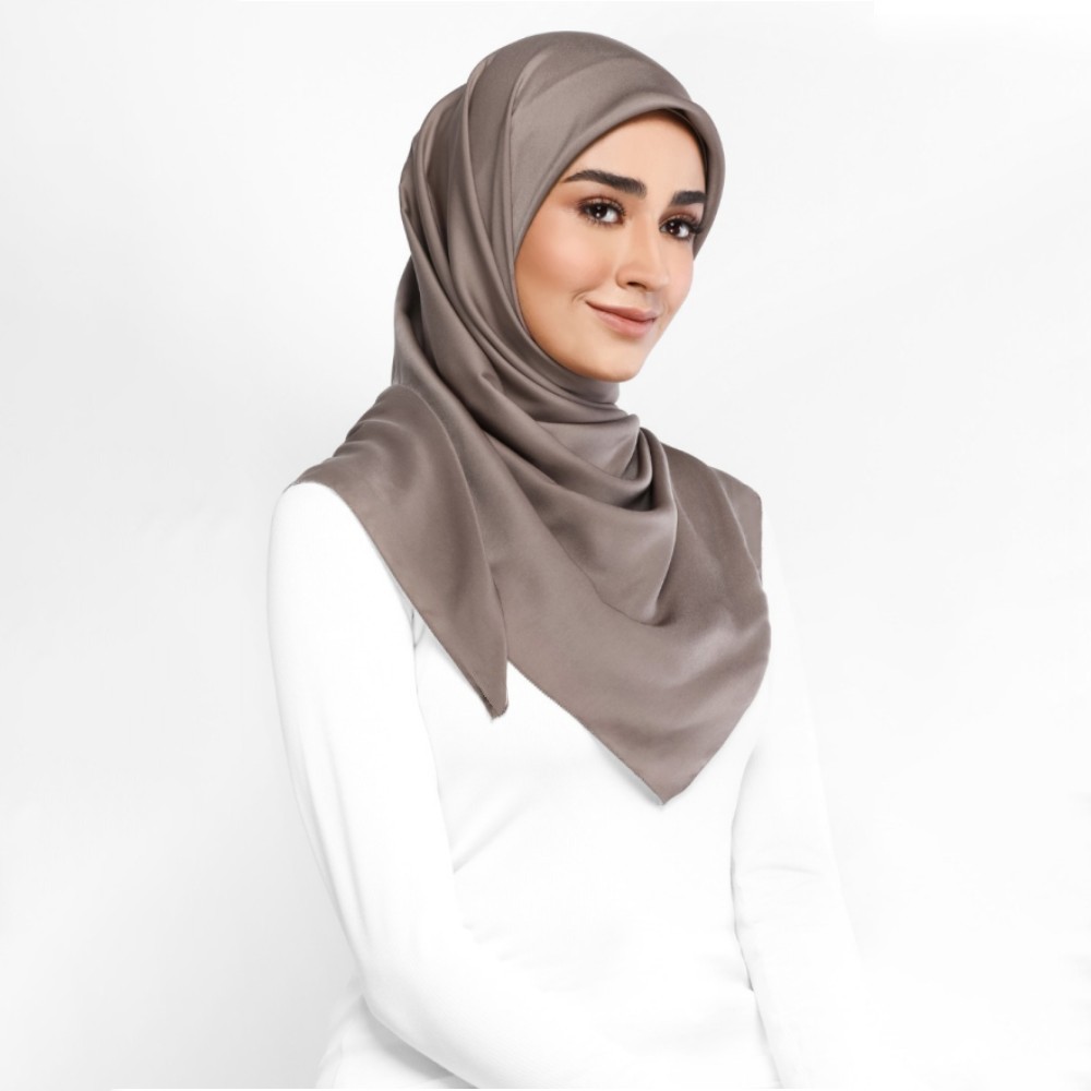 Foulard de tête en satin pour femme, foulard carré solide, bandana de cheveux, foulard de la présidence, hijab, accessoires pour cheveux, turban musulman, 115x115cm
