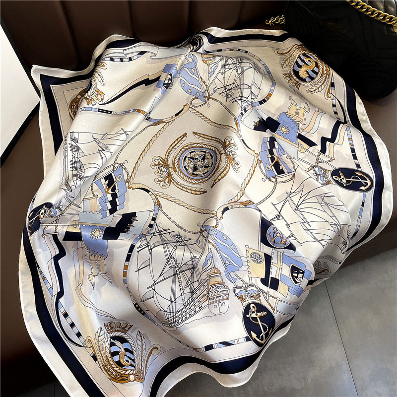 Foulard carré en soie 100% naturelle pour femmes, bandana, foulard pour cheveux, châles, foulard carré pour le cou, accessoires de mode, cachecol femme