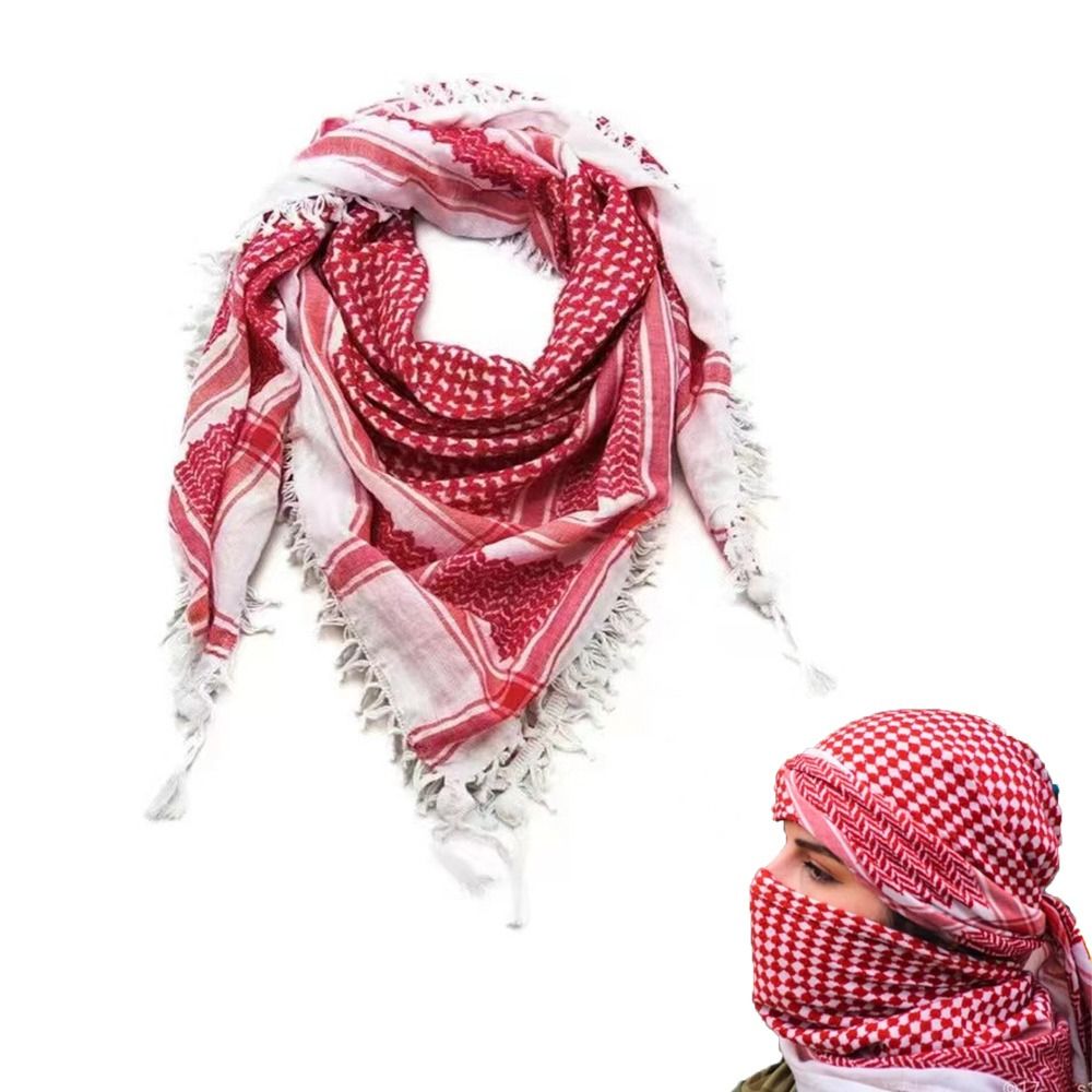 Écharpe tissée traditionnelle Keffiyeh Kufiya pour hommes et femmes, motifs à carreaux classiques, bande de sauna
