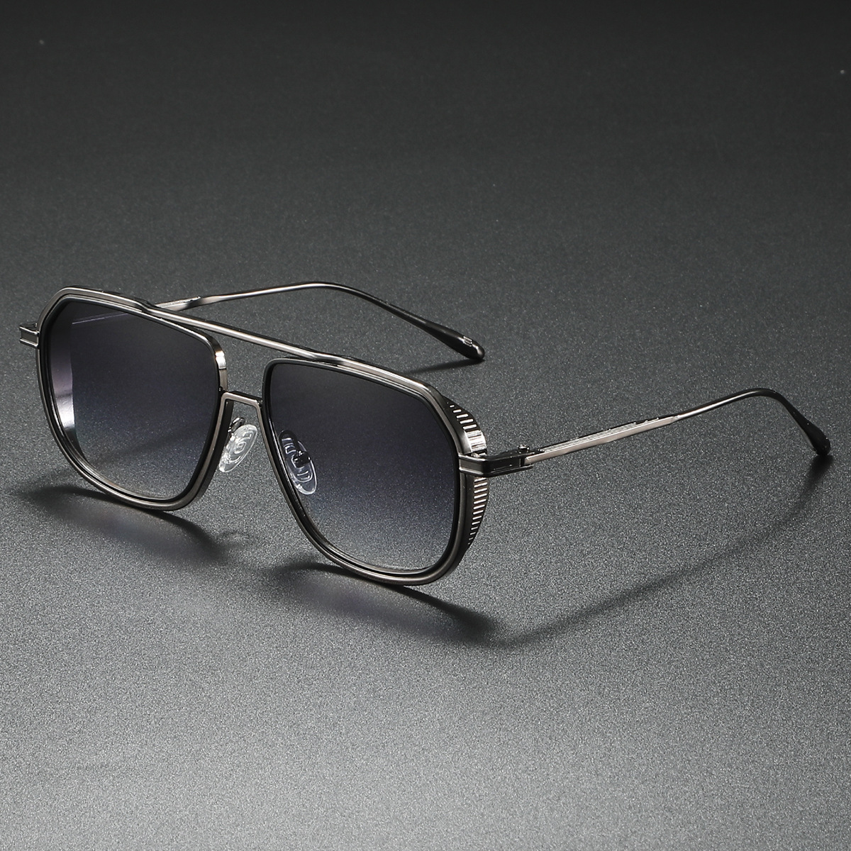 Lunettes De soleil pilote en métal hommes femmes Steampunk Aviation lunettes De soleil UV400 Pop ombre Slentes De Sol Hombre