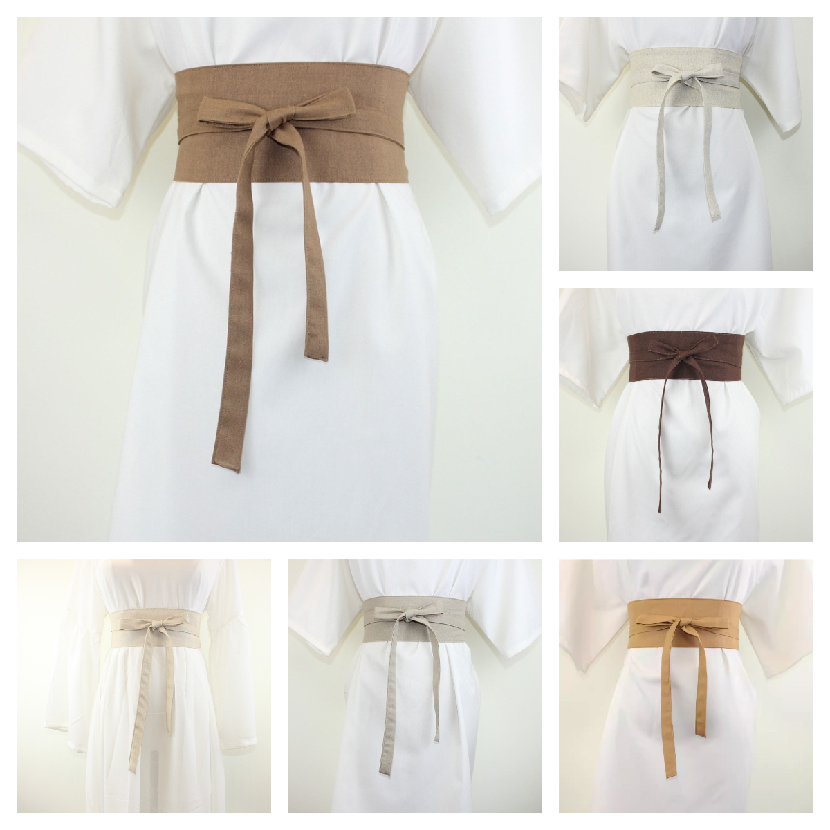 Ceinture Hanfu en coton et lin pour femmes, Kimono Obi Hanfu, décor de robe, accessoires de Cosplay