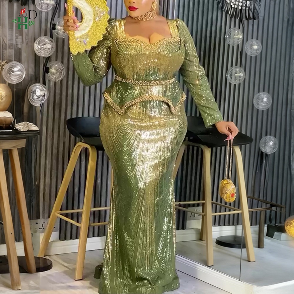 Robes Bubu de Luxe à Paillettes 2025, Robes Turques pour Femmes en Solde, Robes Africaines pour Femmes, Vêtement Africain Femme Luxe