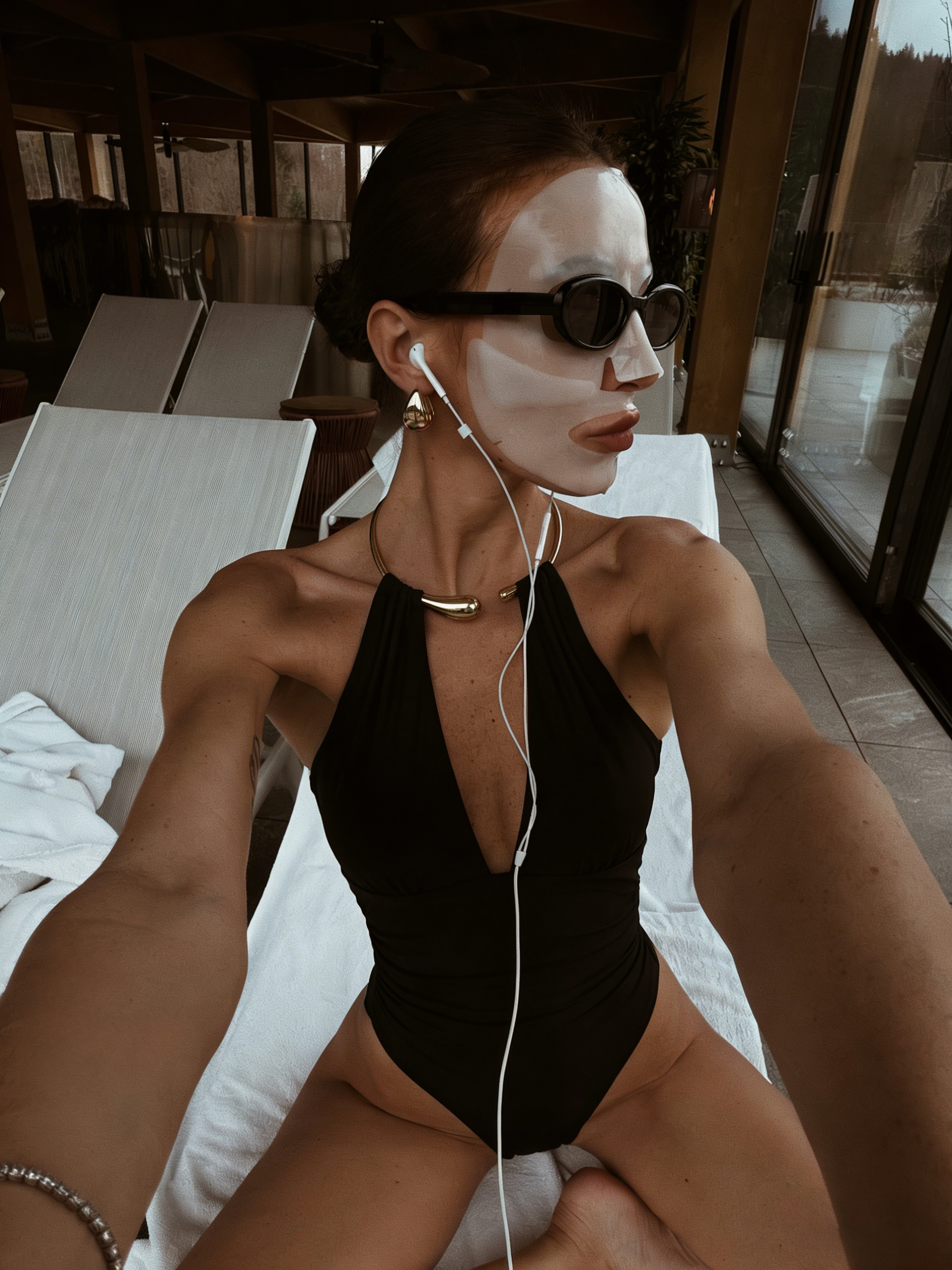 Maillot de bain sexy pour femme, col en V, coupe haute, amincissant, style monokini, idéal pour les vacances d'été