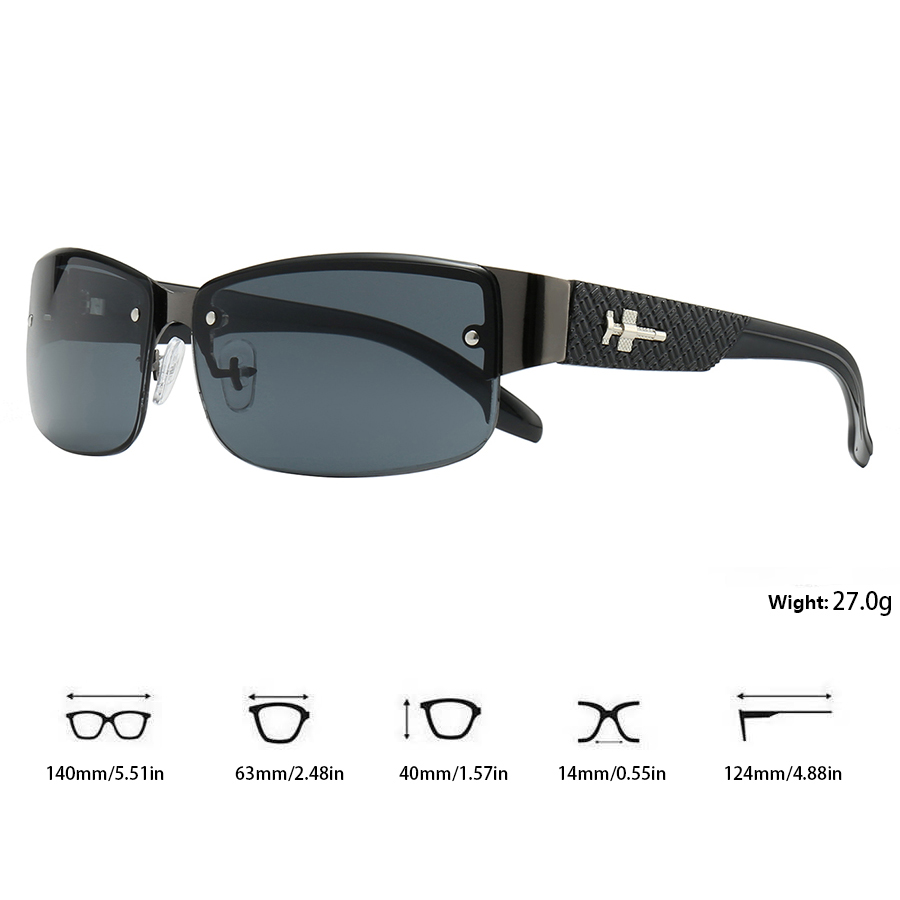 Lunettes de soleil dégradées tendance pour hommes et femmes, idéales pour la course, l'alpinisme, la pêche, le VTT et les activités de plein air – Lunettes de protection