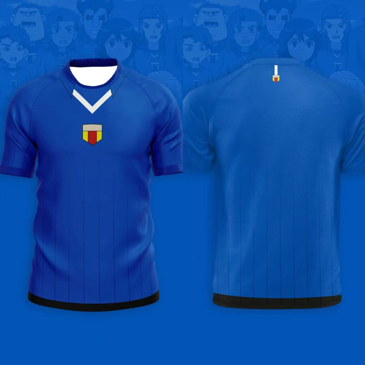 Jersey Anime Football Inama onze Joint impression 3D T-shirt hommes femmes mode surdimensionné à manches courtes hauts t-shirts vêtements de moto