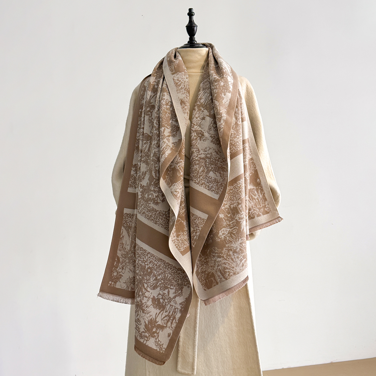 Luxe hiver cachemire écharpe femmes 2025 Design chaud Pashmina couverture Poncho foulards femme châle enveloppes épais Foulard Bufanda