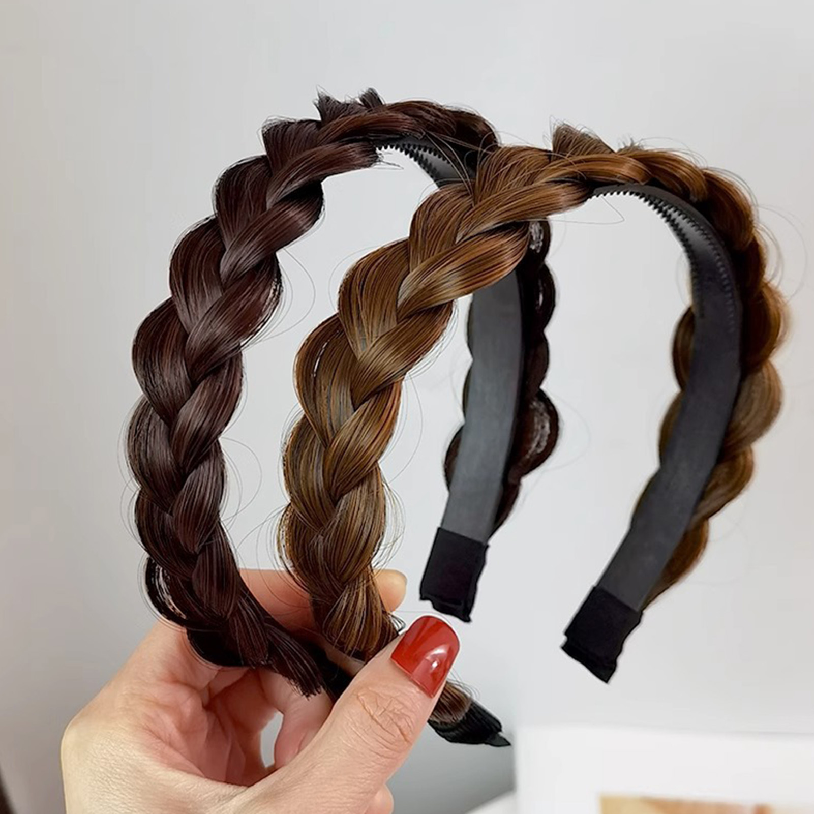 Bandeaux minimalistes pour femmes, tresses, cerceau de cheveux tendance, couvre-chef quotidien, accessoires de coiffure