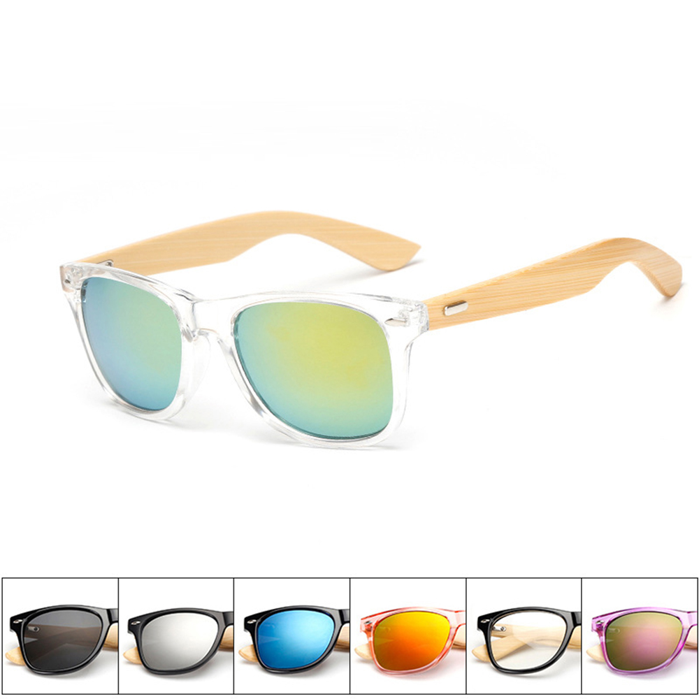 Lunettes de soleil en bois naturel pour hommes et femmes, lunettes de soleil polarisées à la mode avec monture en bois d'origine