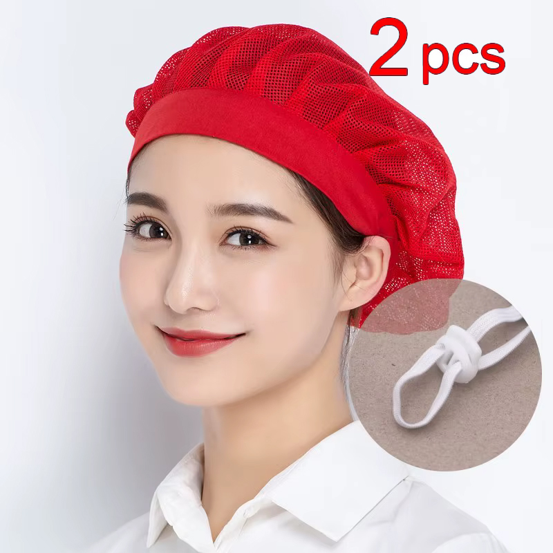 MenWomen Net casquettes boulangerie atelier de cuisson travail chapeau Bouffant casquette filet à cheveux Service alimentaire cuisine cuisine groupé cheveux travail tête couverture