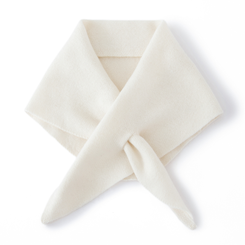 Écharpe 100% cachemire pour femmes, automne-hiver, polyvalente, chaude, douce pour la peau, écharpe triangulaire tricotée tendance pour filles, 6 couleurs