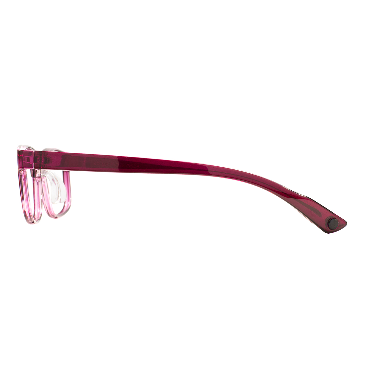 Petites lunettes rectangulaires TR90 pour hommes et femmes, monture en plastique transparent, verres pour contrevenants optiques, à la mode