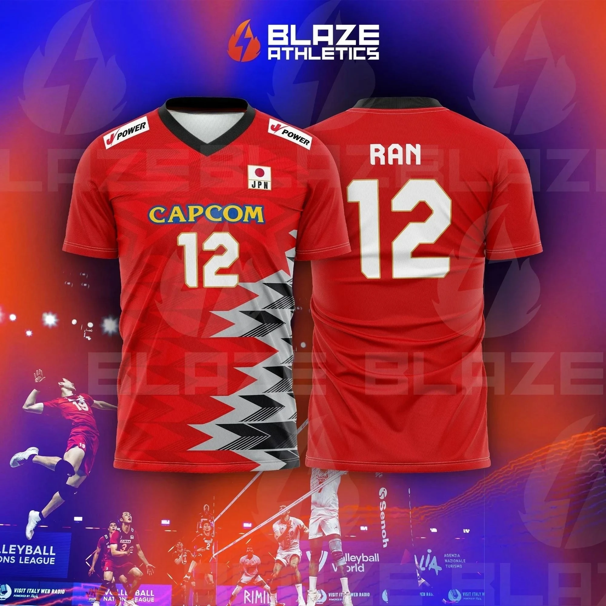 Maillot de volley-ball japonais pour hommes et femmes, vêtements R.Takahashi No.21 Ishikawa No.14, T-shirt ample, décontracté, respirant, à séchage rapide