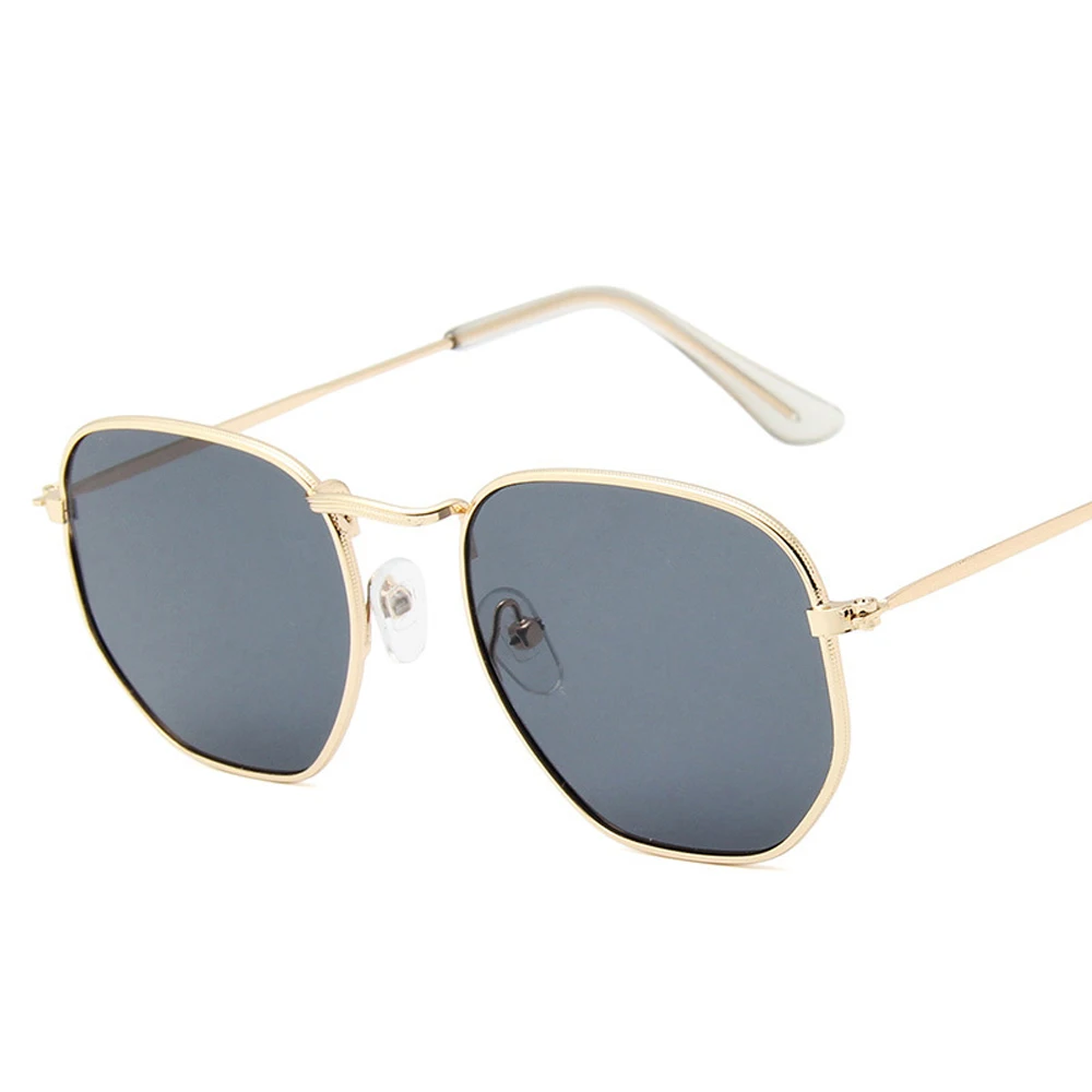 Lunettes de soleil classiques vintage en métal pour femmes, lunettes de conduite de créateurs, lunettes pour femmes