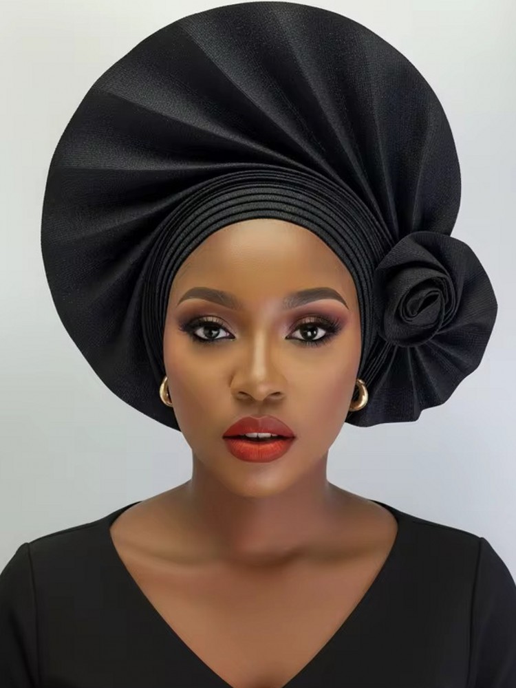 2026 nouveau Turban africain Nigeria Auto Gele bandeau Auto Gele femmes Turban casquette de mariage Geles musulman bandeau Bonnet