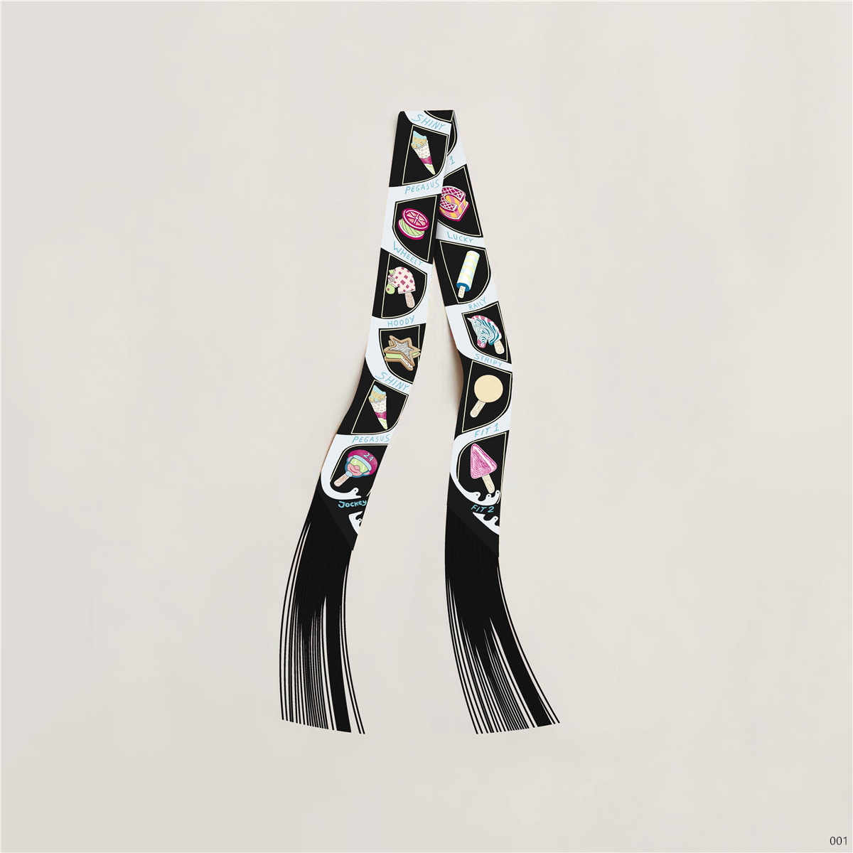 Écharpe longue de style coréen pour femmes, avec franges décoratives, écharpe à nouer autour du cou, accessoire pour cheveux, petit ruban, tendance de la mode du printemps