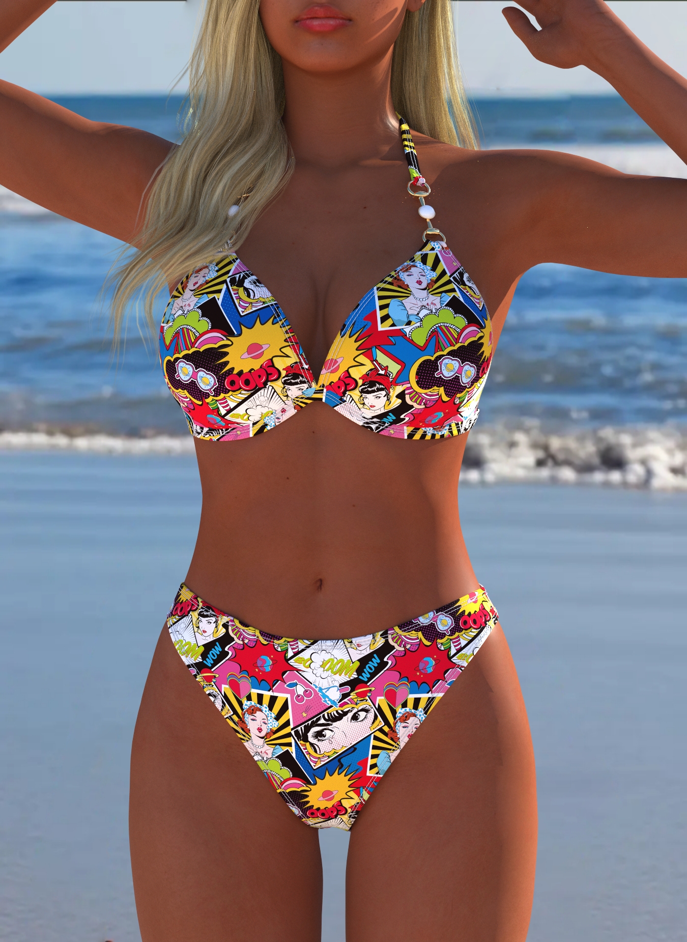 Maillots de bain pour femmes, tenues de plage, tenues de festival estival, vacances, voyage, sexy, luxe, moderne, ensemble deux pièces, bikinis