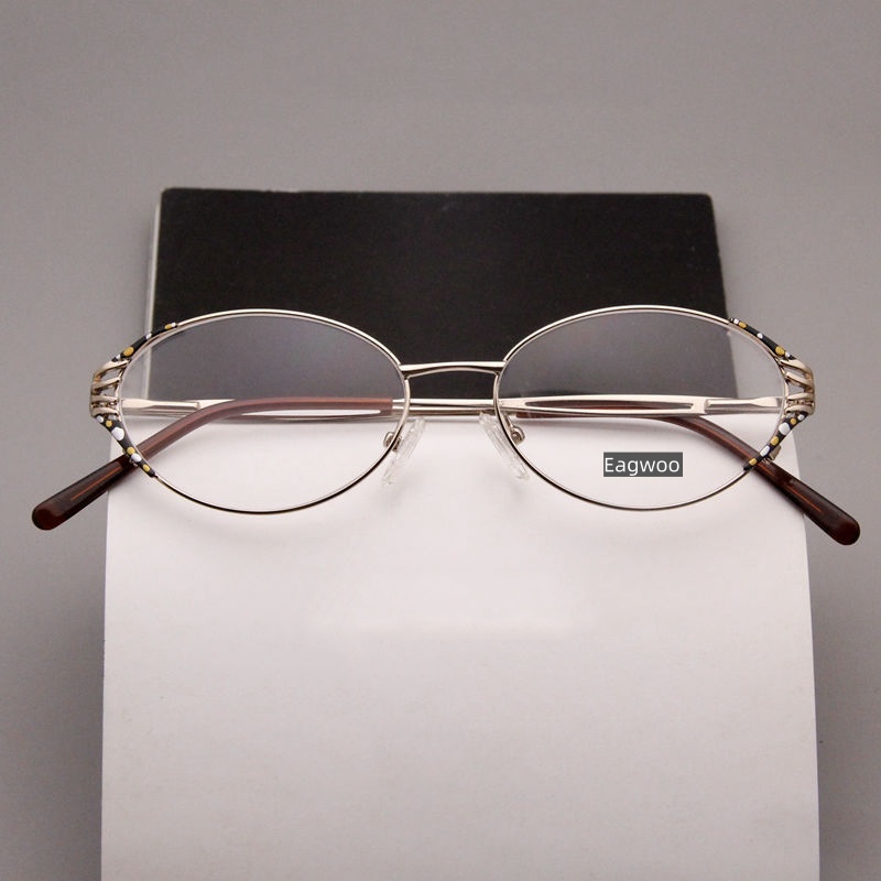 Lunettes en alliage métallique, monture optique à jante complète, Prescription pour femmes, lunettes de lecture élégantes pour myopie