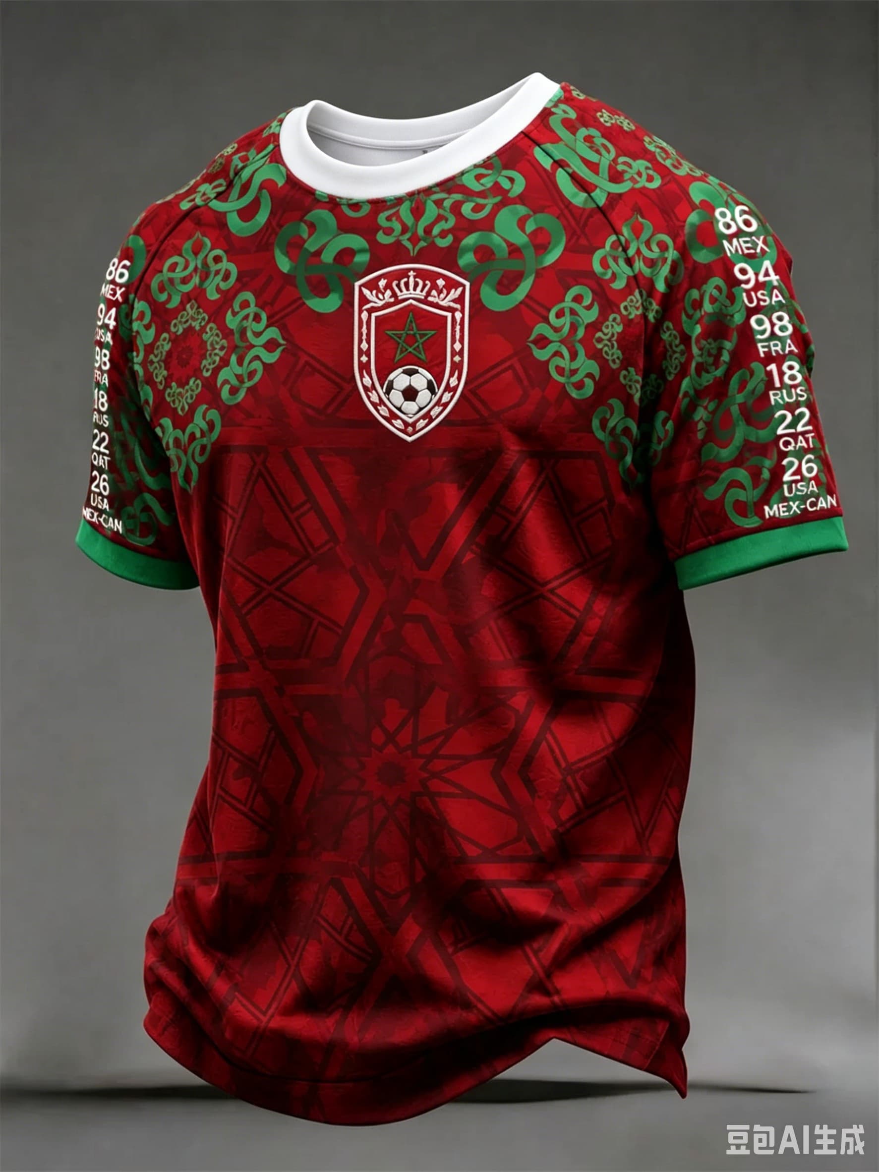 Maillots de football de style marocain pour les fans, adaptés aux hommes et aux femmes, hauts d'entraînement et de sport, t-shirts pour hommes, t-shirts pour femmes, Y2K