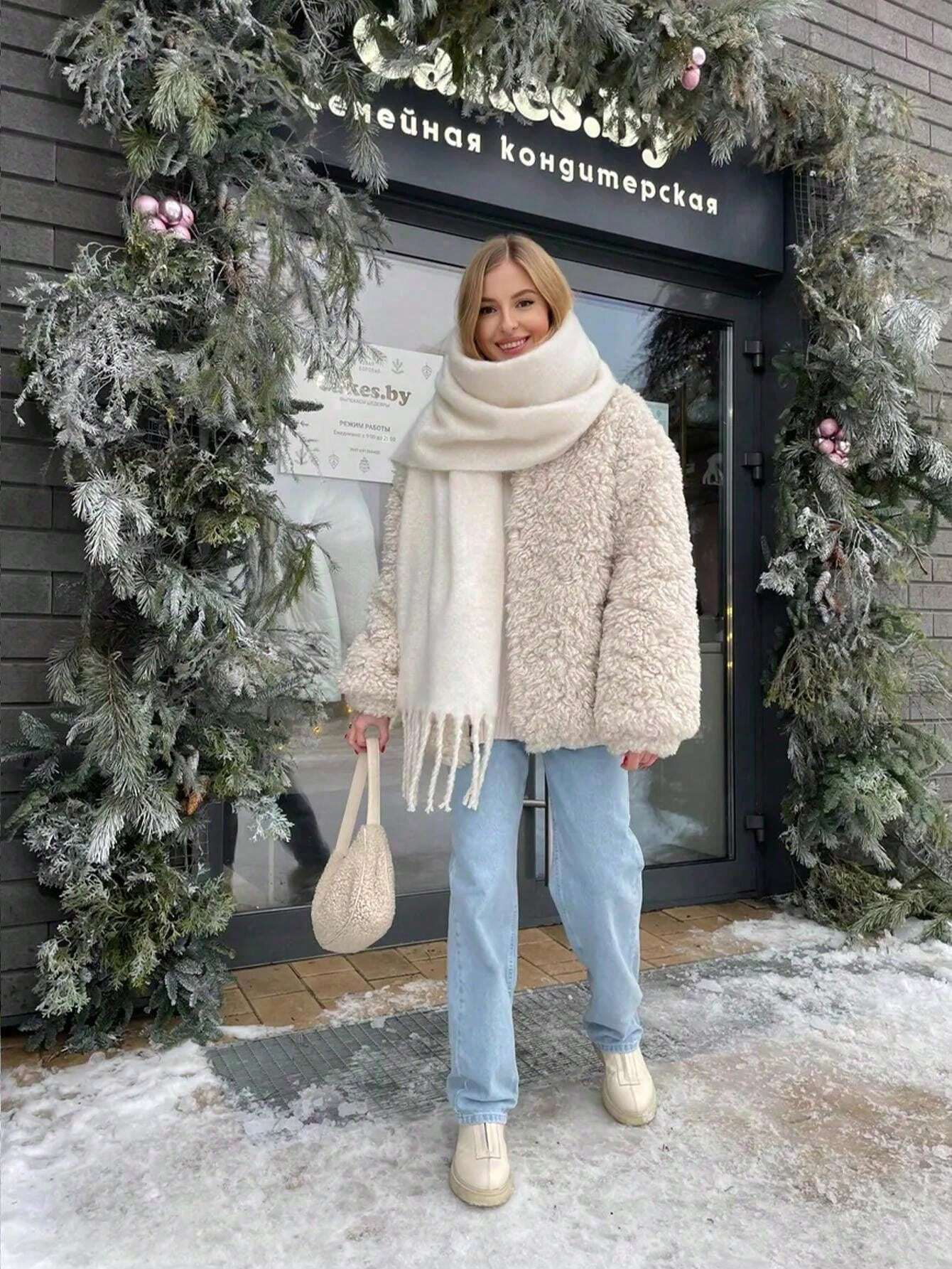 Écharpe d'hiver de luxe femmes cachemire chaud Pashmina Foulard femme châles solides enveloppes épais doux Bufanda glands foulards longue étole