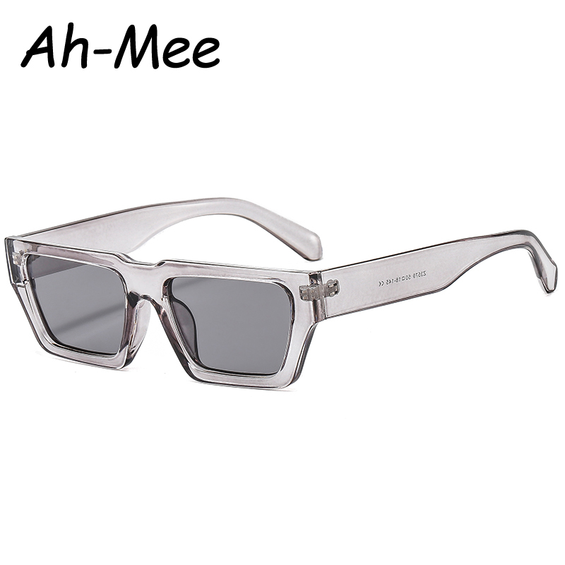 Lunettes de soleil Vintage à monture carrée pour femmes et hommes, verres solaires tendance, Punk populaire rétro Hip-Hop, UV400