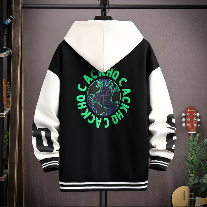 2023 printemps automne hommes vestes mode coréenne Harajuku Streetwear imprimer manteaux hommes décontracté hommes vêtements tendance vestes à capuche hommes
