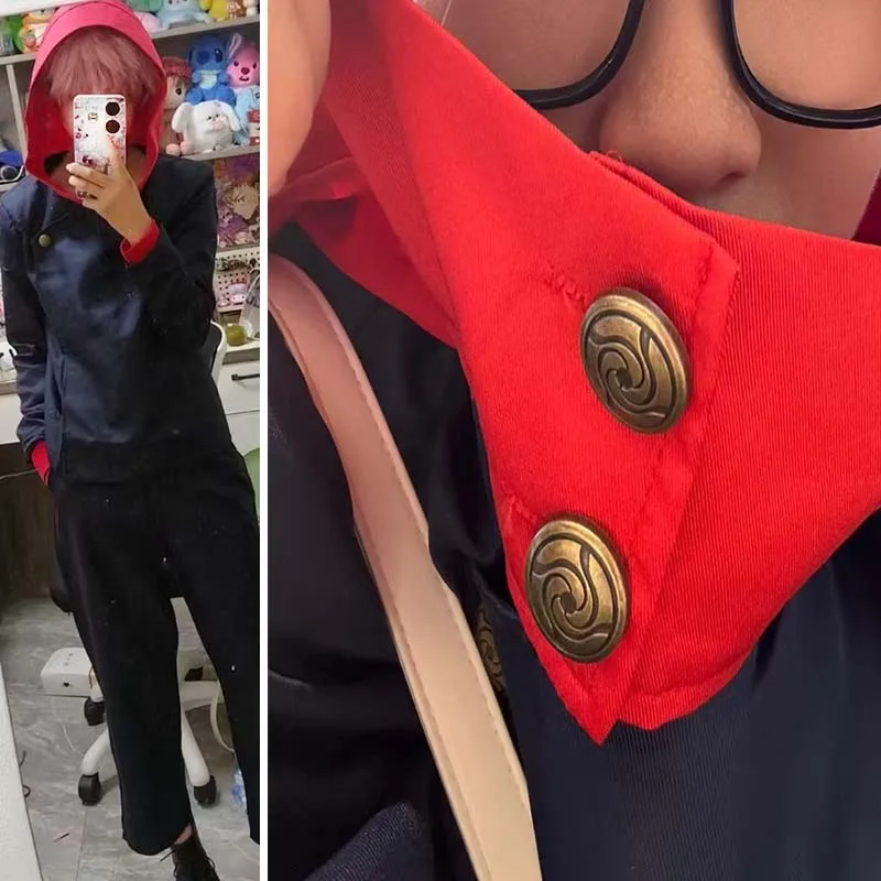 Costume de Cosplay Anime Tokyo Itadori Yuji, avec pantalon à capuche, pour tenue d'halloween, uniforme de carnaval scolaire